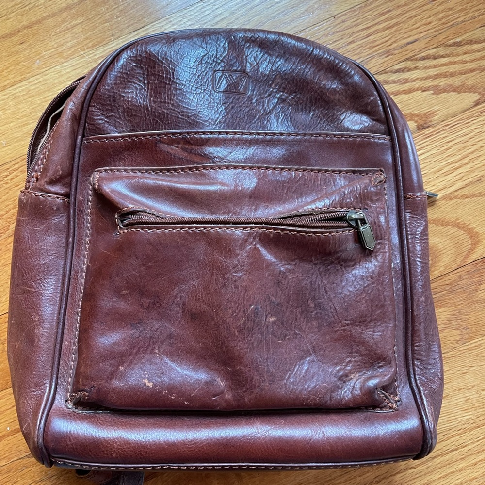 Alessandro Vannini italy - Womans Leather backpack bag
